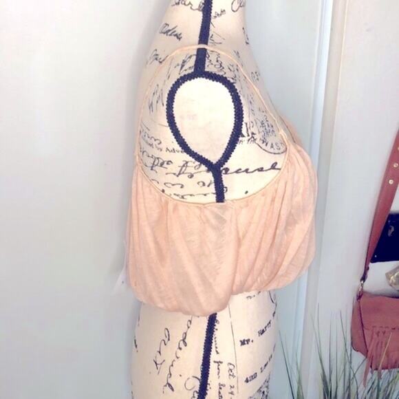 NWT! Zara Cream Crop Top Tank Size Medium - Picture 3 of 8